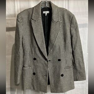 Barney’s Houndstooth Double Brest Blazer